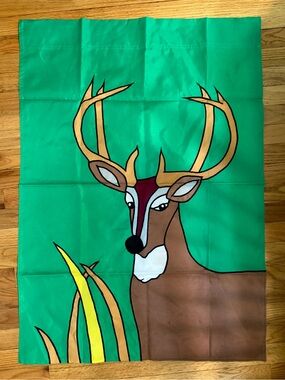 Large Deer Outdoor Flag, Deer Flag, Outdoor Flag, Deer Outdoor Flag, Flag